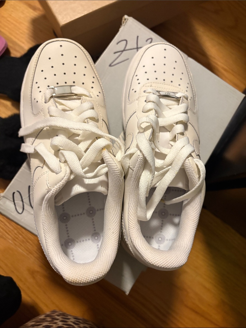 Kids White Lace-Up Sneakers for Everyday Play